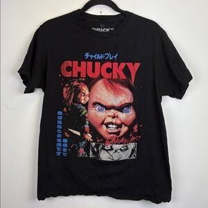 Child's Play Chucky Collage Boyfriend Fit T-Shirt/ Size large